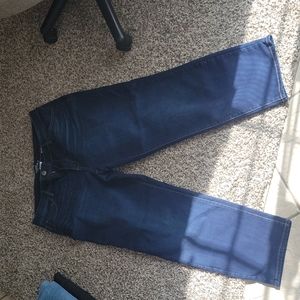 Dark denim jeans